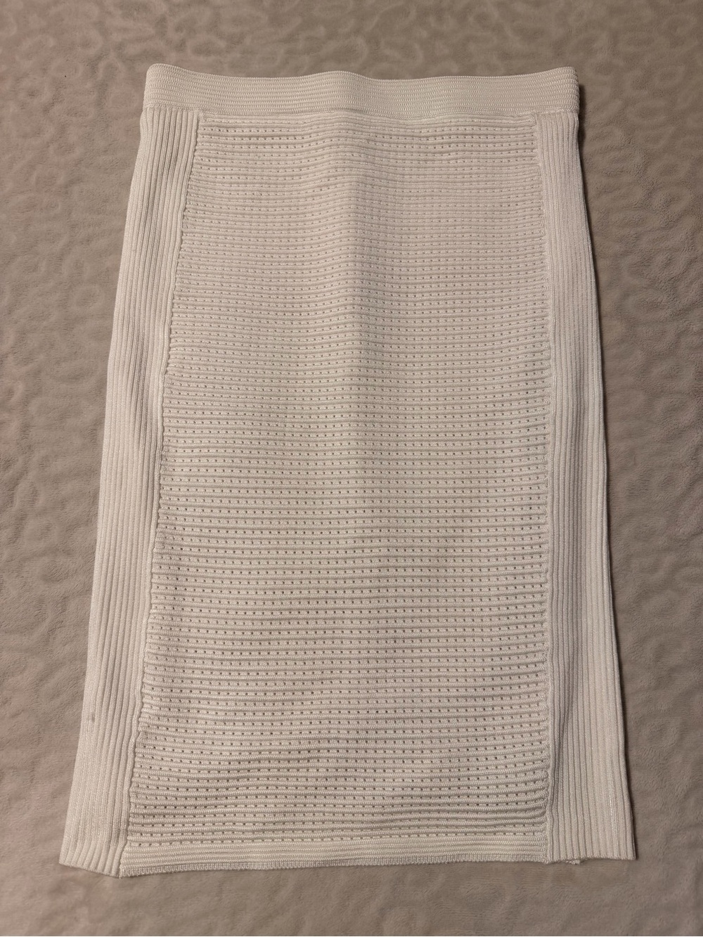 Bebe White Knit Pencil Skirt size S - Picture 1 of 8